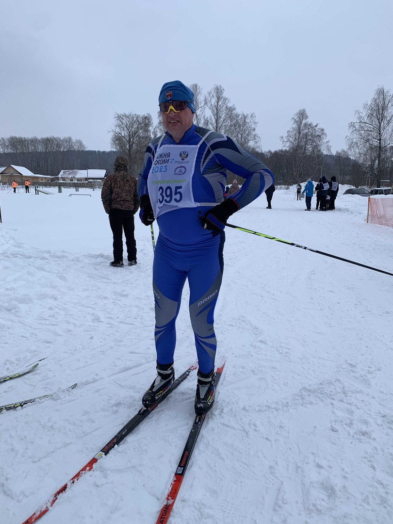 12 февраля 160 любителей зимнего вида спорта Уржумского района вышли на «Лыжню России-2023».