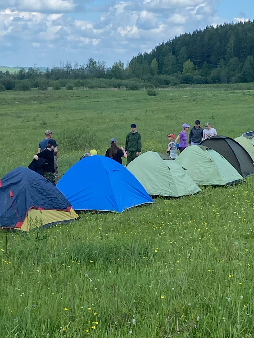 В Уржумском районе проходит туристический слет.